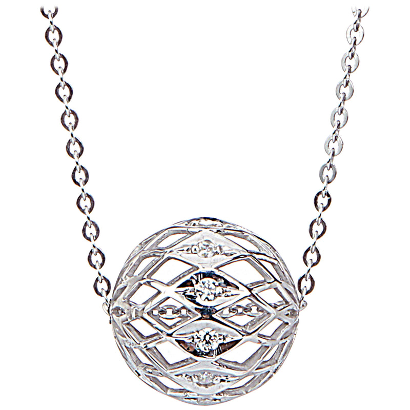 Diamond Fringe Ball Necklace – DIAMONDS + SWEATSHIRTS